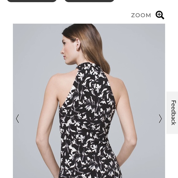 Beautiful whitehouse blackmarket halter top - Picture 3 of 9